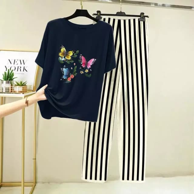 2 PCs Stitched sleep wear For Woman