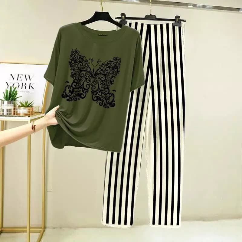 2 PCs Stitched sleep wear For Woman