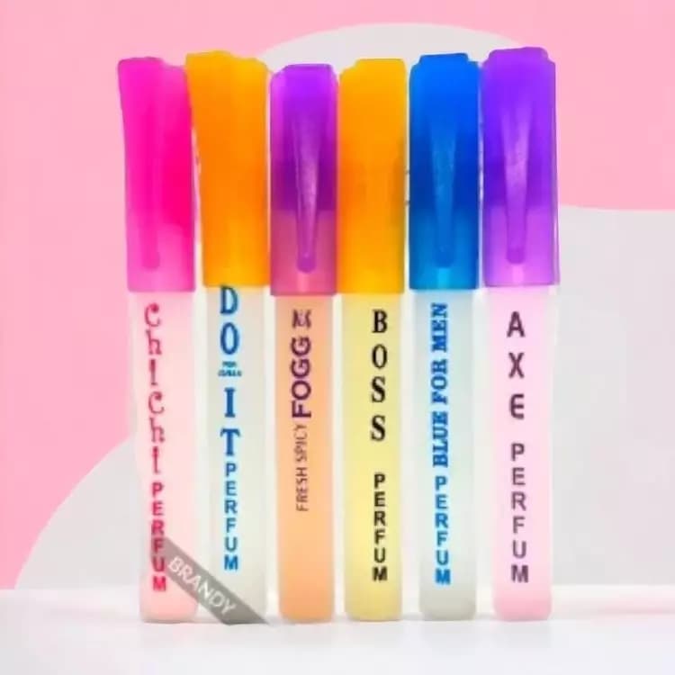 Unisex Pocket Perfume, Pack of 6